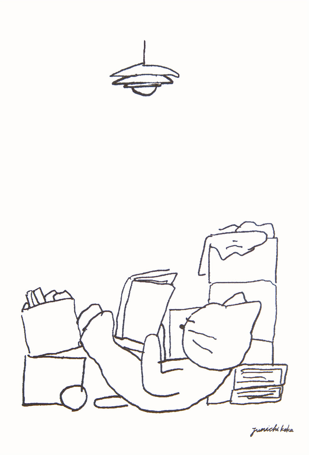 江夏潤一 明信片c